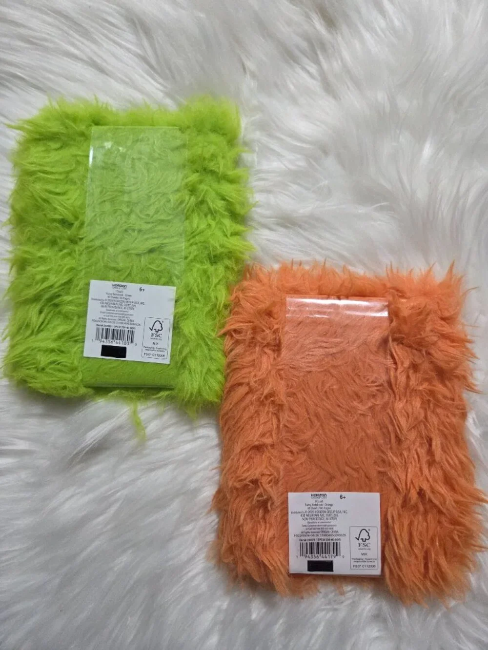 Fuzzy Monster Notebook Set